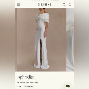 Meshki gown size XXL